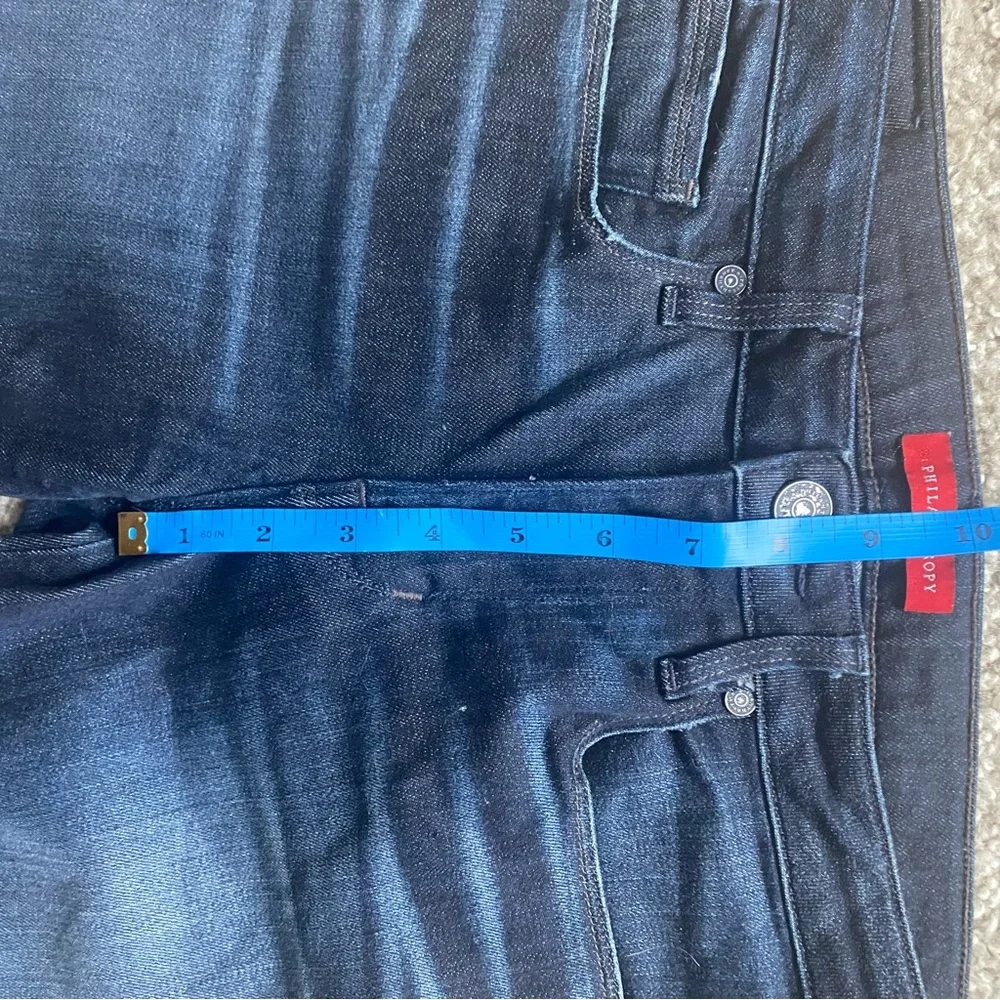 n: PHILANTHROPY Dark Wash Distressed Skinny Jeans - Picture 6 of 11